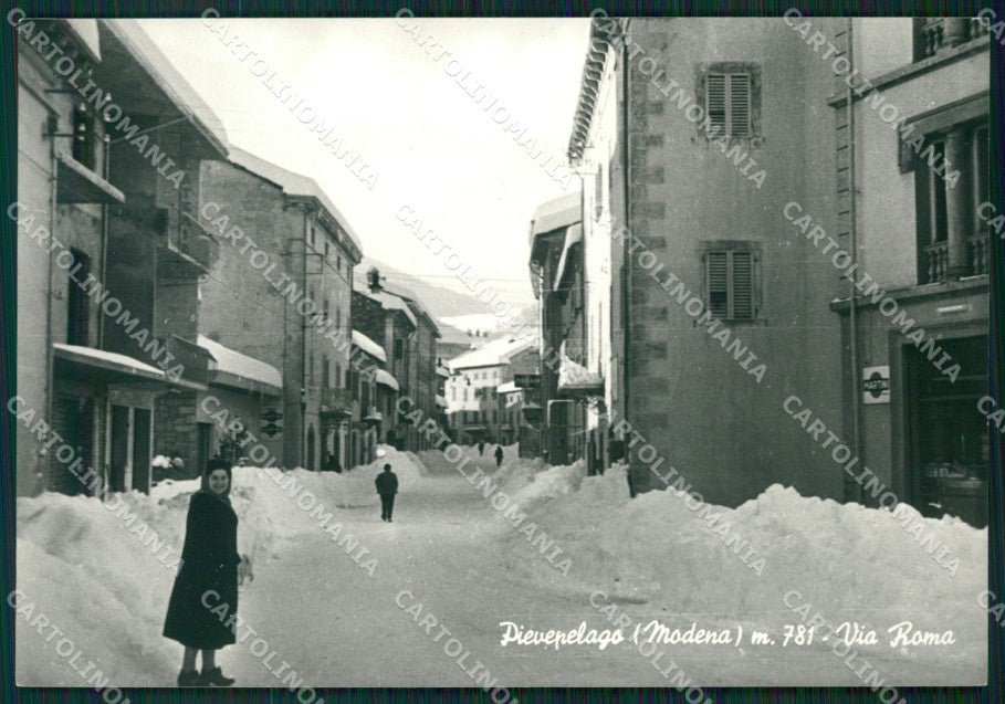Modena Pievepelago Nevicata Foto FG cartolina ZK4173 – fronte