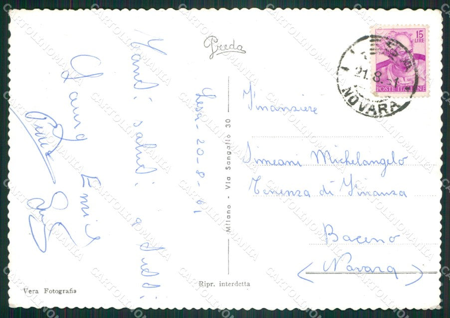 Novara Lesa Foto FG cartolina ZK4192 – retro