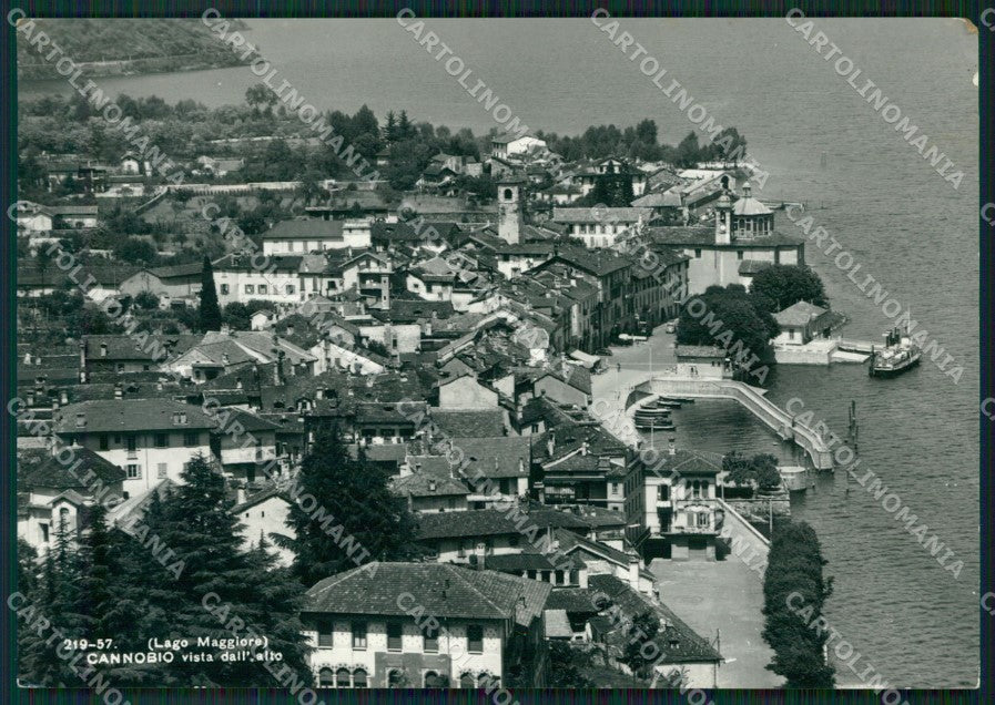 Verbania Cannobio Battello Foto FG cartolina ZK4196 – fronte