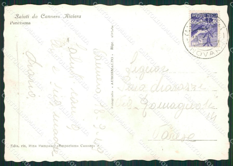 Verbania Cannero Foto FG cartolina ZK4198 – retro