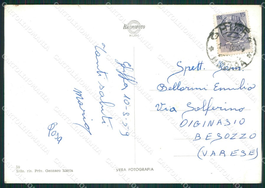 Verbania Ghiffa STRAPPINO Foto FG cartolina ZK4200 – retro