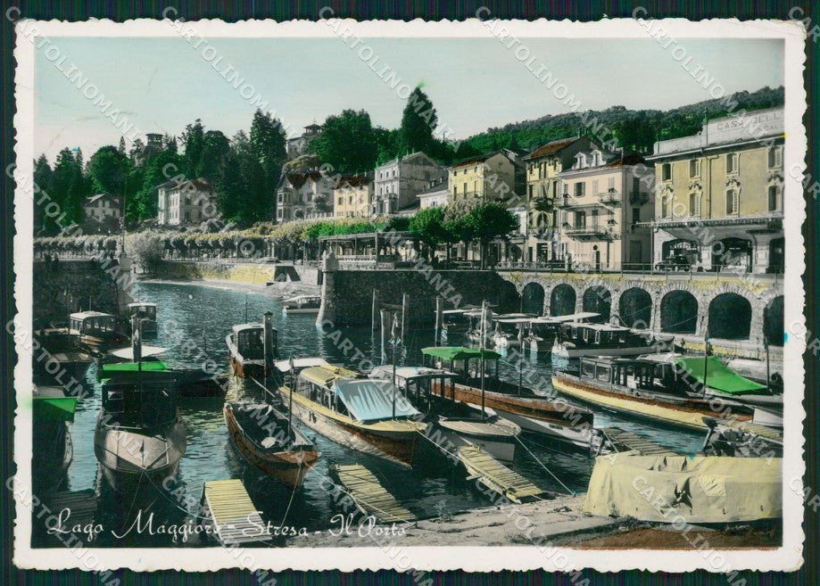 Verbania Stresa Barche Foto FG cartolina ZK4203 – fronte