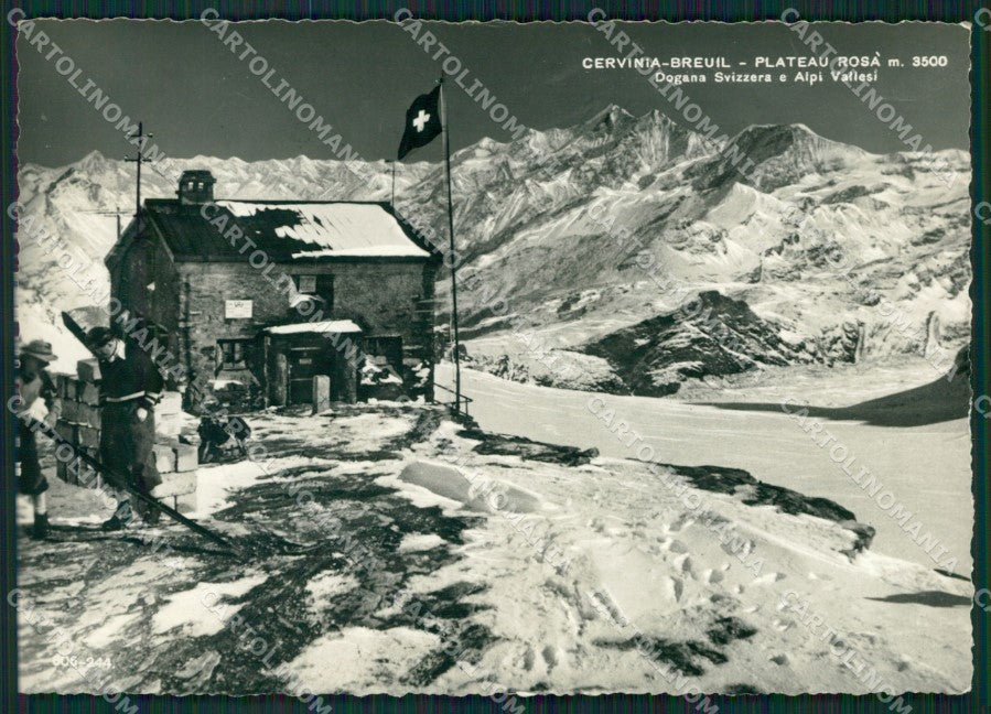 Aosta Valtournenche Cervinia Sci Foto FG cartolina ZK4207 – fronte