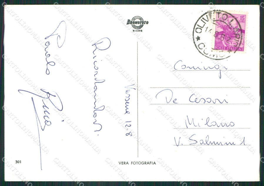 Lecco Città Battello Foto FG cartolina ZK4210 – retro
