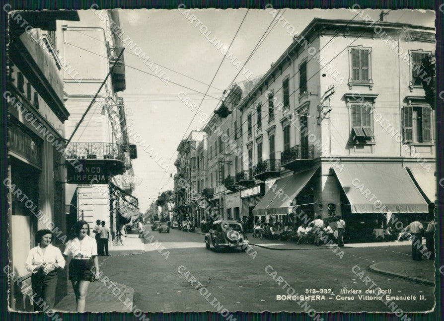 Imperia Bordighera Banca Auto Foto FG cartolina ZK4240 – fronte