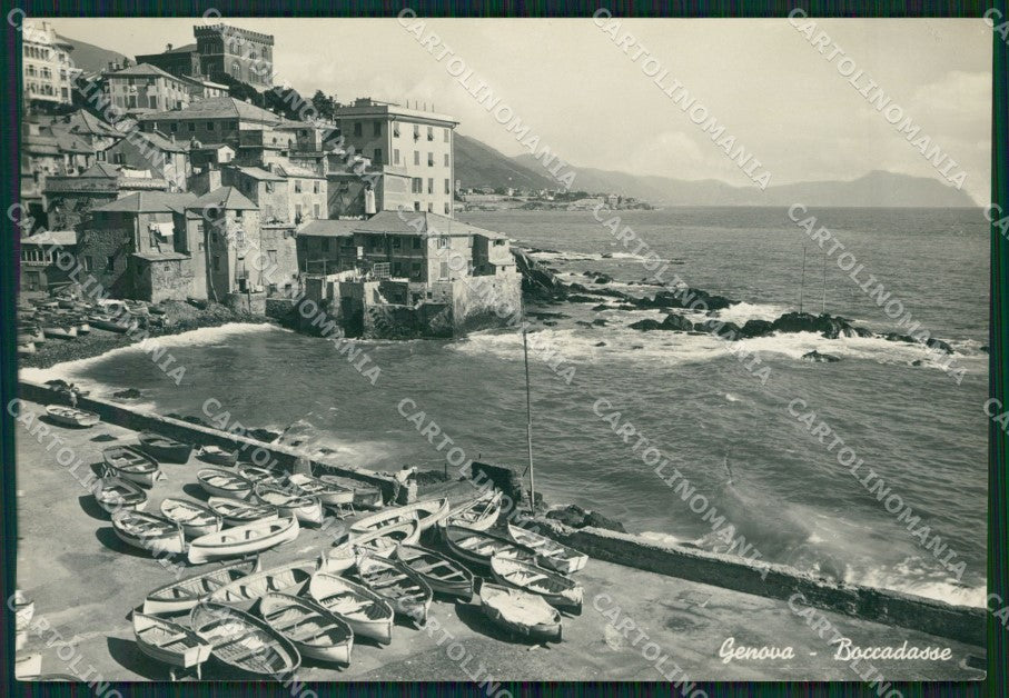 Genova Città Boccadasse Barche Foto FG cartolina ZK4245 – fronte