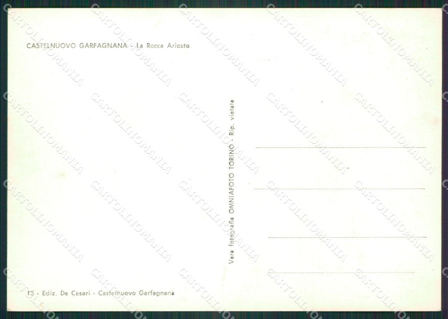 Lucca Castelnuovo Garfagnana Foto FG cartolina ZK4254 – retro