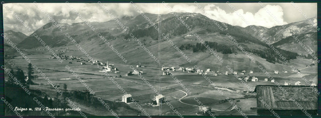 Sondrio Livigno Doppia Foto FG cartolina ZK4264 – fronte