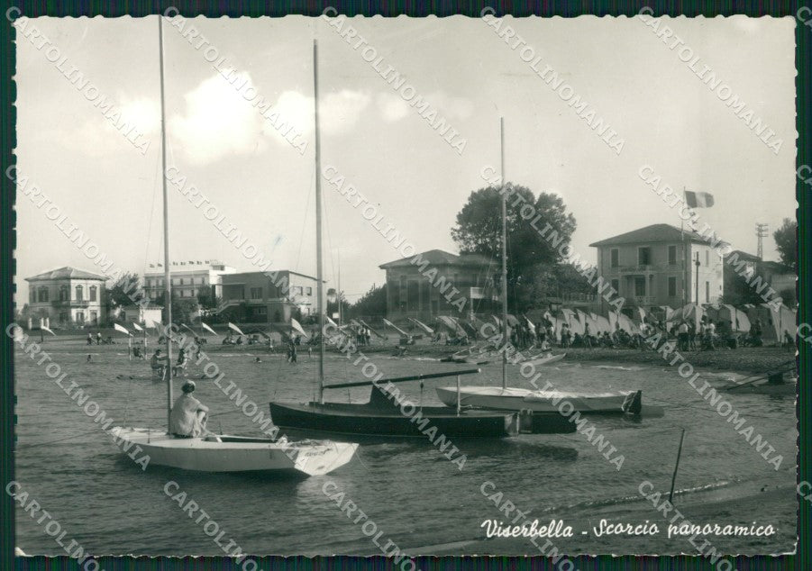 Rimini Viserbella Barche Foto FG cartolina ZK4283 – fronte