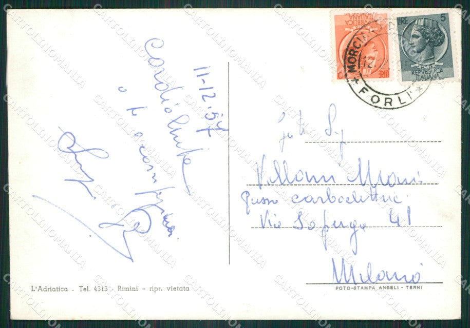 Rimini Morciano di Romagna Foto FG cartolina ZK4291 – retro