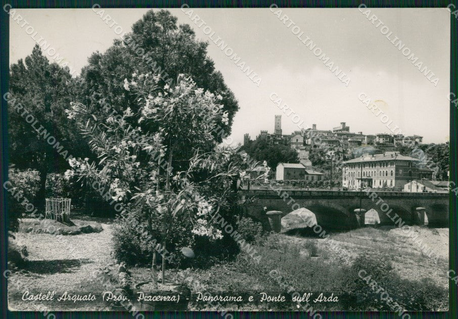Piacenza Castell'Arquato PIEGHINA Foto FG cartolina ZK4292 – fronte