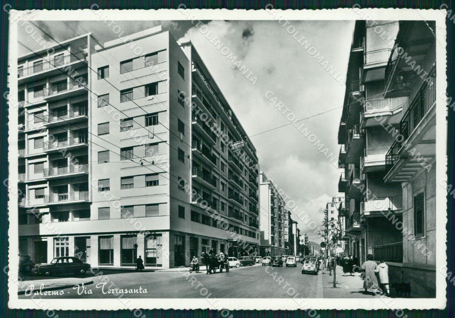 Palermo Città PIEGHINA Auto Foto FG cartolina ZK4296 – fronte