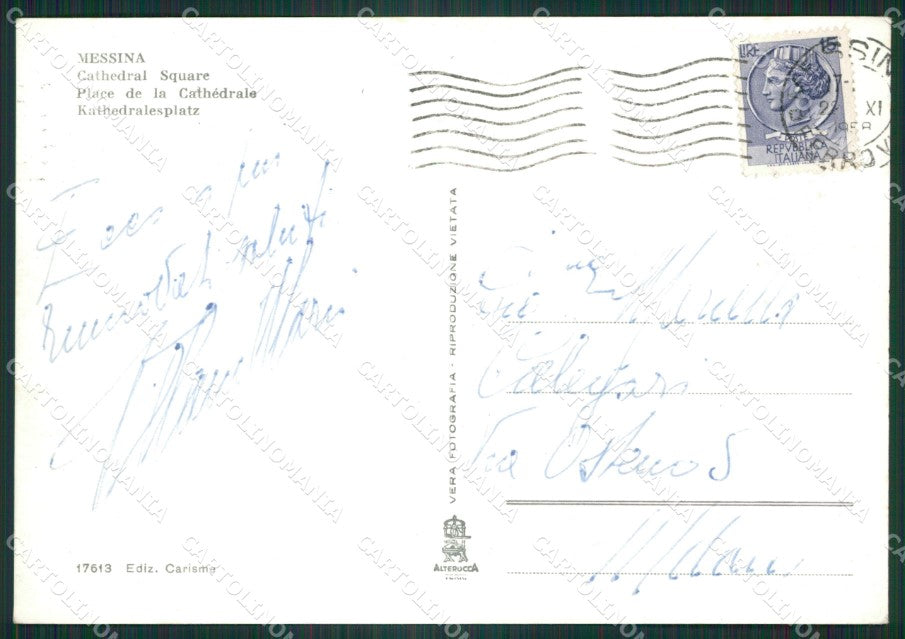 Messina Città Foto FG cartolina ZK4303 – retro