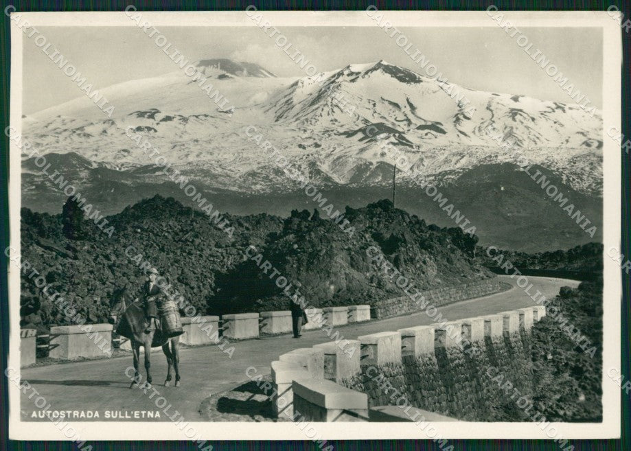 Catania Città Autostrada sull'Etna Foto FG cartolina ZK4307 – fronte