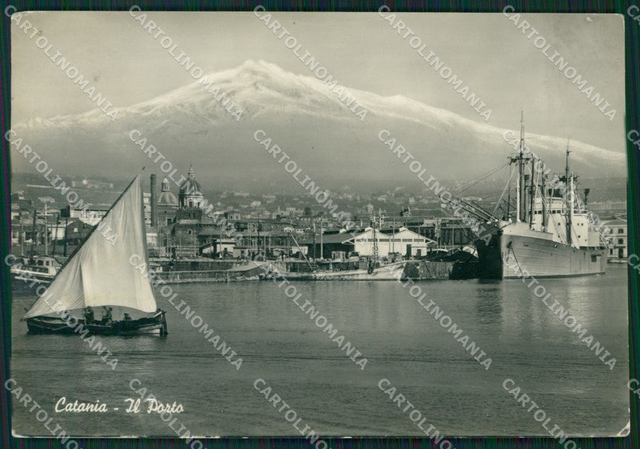 Catania Città Nave Foto FG cartolina ZK4308 – fronte