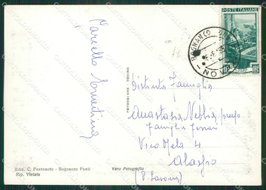 Verbania Bognanco Foto FG cartolina ZK4333 – retro