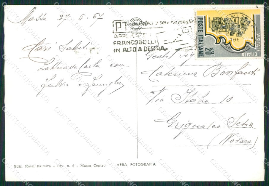 Massa Città Foto FG cartolina ZK4339 – retro