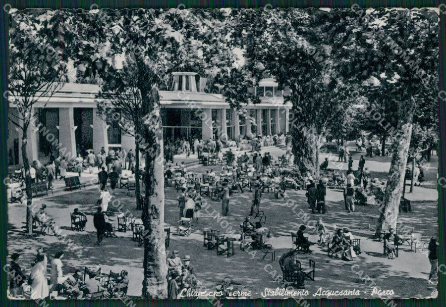Siena Chianciano Terme Stabilimento Acquasanta Foto FG cartolina ZK4341 – fronte