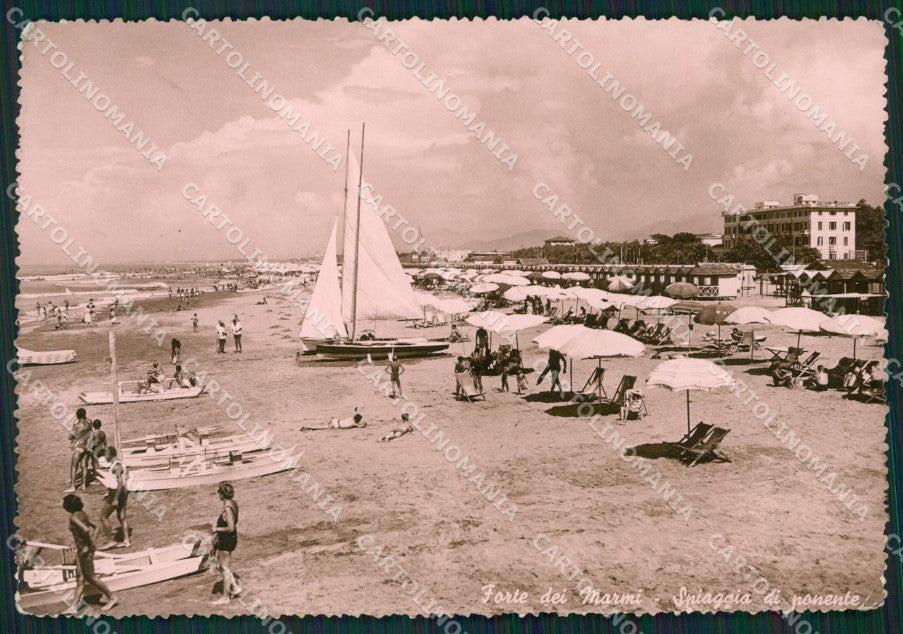 Lucca Forte dei Marmi Barche Foto FG cartolina ZK4348 – fronte