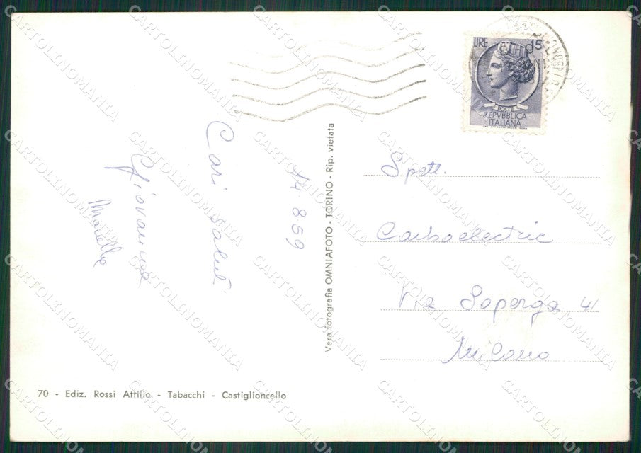 Livorno Rosignano Marittimo Castiglioncello Barche Foto FG cartolina ZK4349 – retro