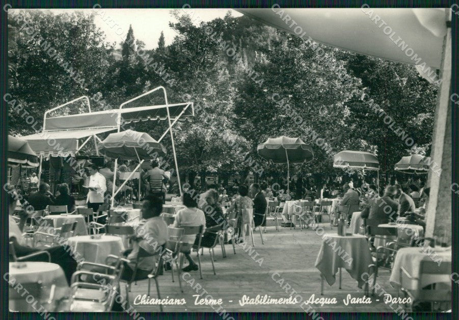 Siena Chianciano Terme Stabilimento Acqua Santa Foto FG cartolina ZK4362 – fronte
