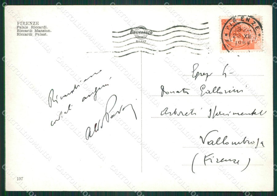 Firenze Città Foto FG cartolina ZK4368 – retro