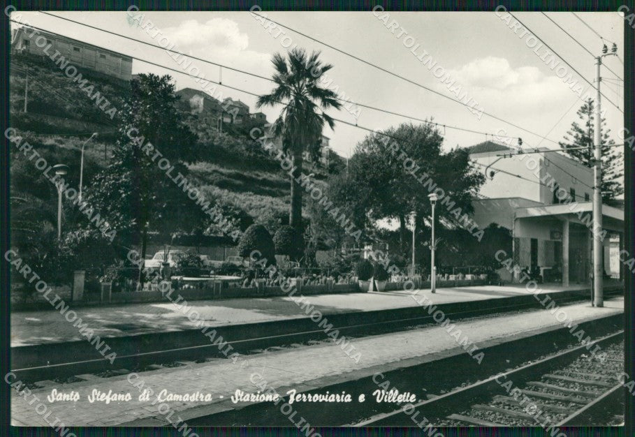 Messina Santo Stefano di Camastra Stazione Foto FG cartolina ZK4387 – fronte
