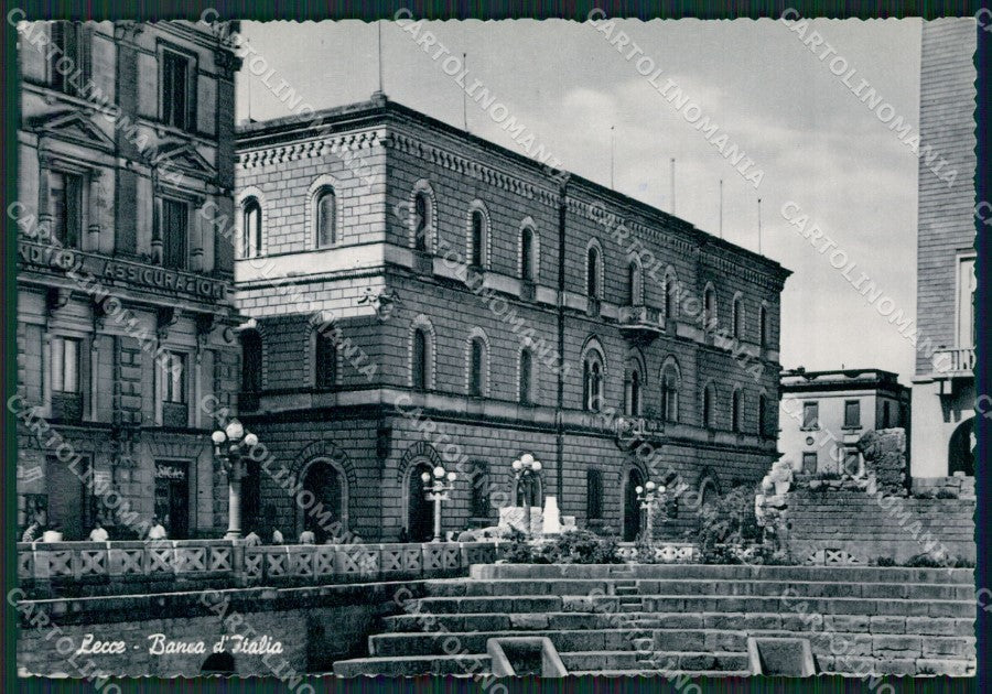 Lecce Città Banca D'Italia Foto FG cartolina ZK4392 – fronte