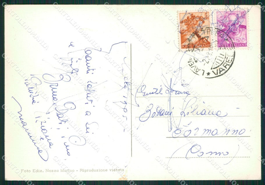 Varese Marchirolo PIEGATA Foto FG cartolina ZK4396 – retro