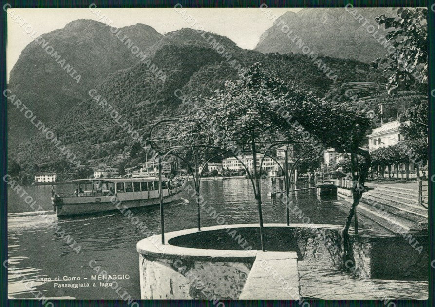 Como Menaggio Battello Foto FG cartolina ZK4402 – fronte