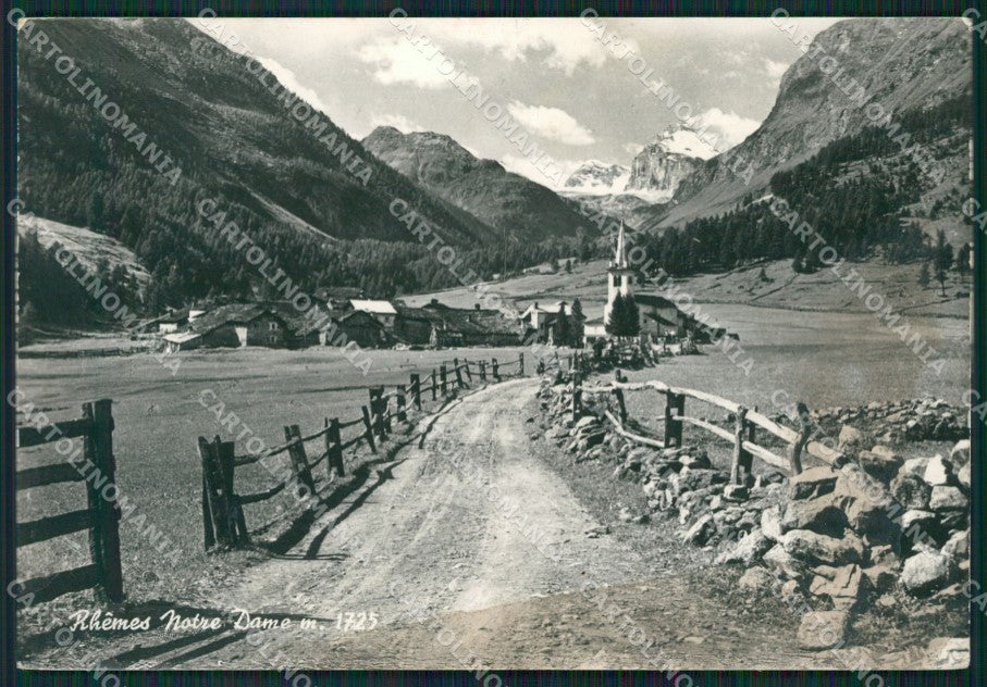 Aosta Rhèmes Notre Dame PIEGATA Foto FG cartolina ZK4420 – fronte