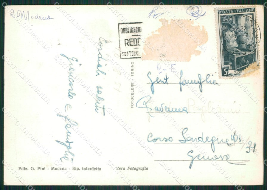 Modena Città Foto FG cartolina ZK4424 – retro