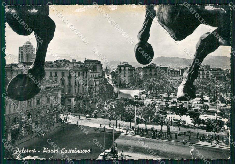 Palermo Città ABRASA PIEGHE Foto FG cartolina ZK4428 – fronte