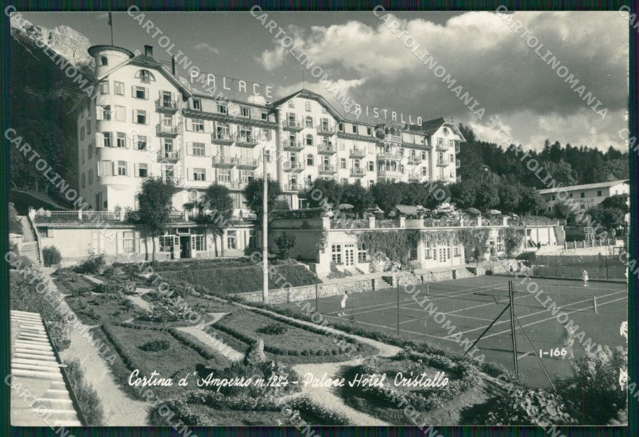 Belluno Cortina D'Ampezzo Tennis Foto FG cartolina ZK4433 – fronte