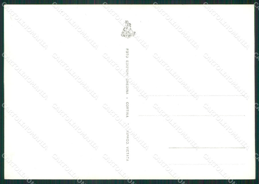 Bolzano Cortina Nevicata FG cartolina ZK4435 – retro