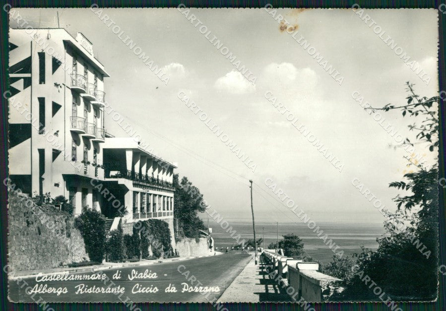 Napoli Castellammare di Stabia PIEGHINE Foto FG cartolina ZK4437 – fronte