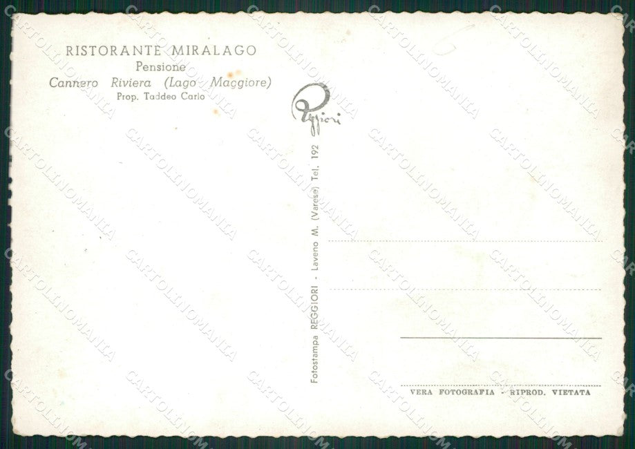 Verbania Cannero Foto FG cartolina ZK4441 – retro
