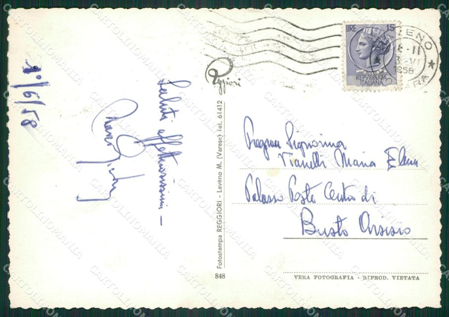 Verbania Baveno Foto FG cartolina ZK4444 – retro
