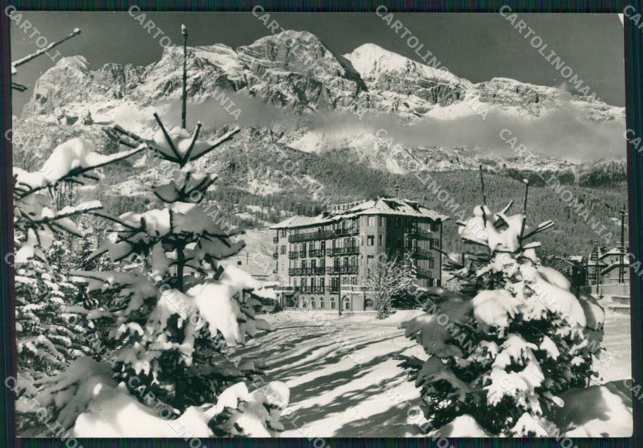 Bolzano Cortina Nevicata Foto FG cartolina ZK4445 – fronte