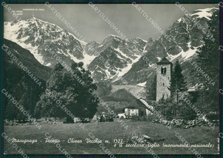 Verbania Macugnaga Pecetto Foto FG cartolina ZK4447 – fronte