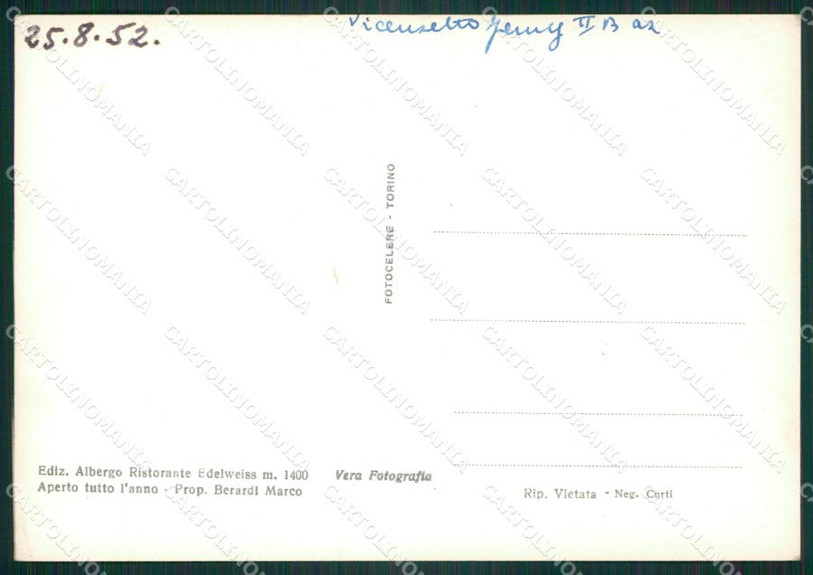Verbania Macugnaga Pecetto Foto FG cartolina ZK4447 – retro