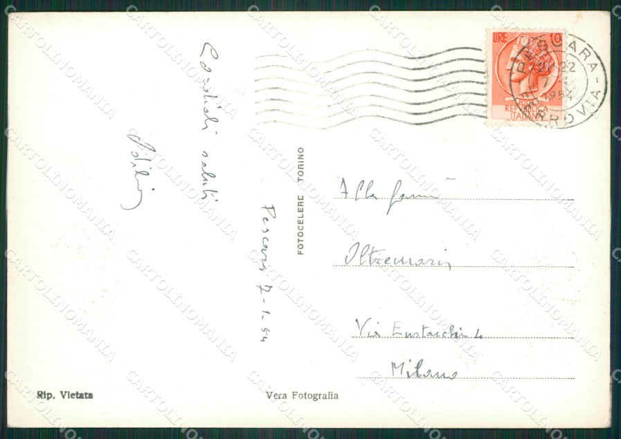Pescara Città Casa D'Annunzio Foto FG cartolina ZK4454 – retro
