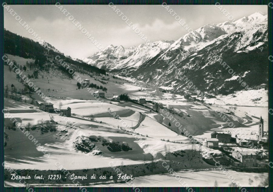 Sondrio Bormio Sci Foto FG cartolina ZK4473 – fronte