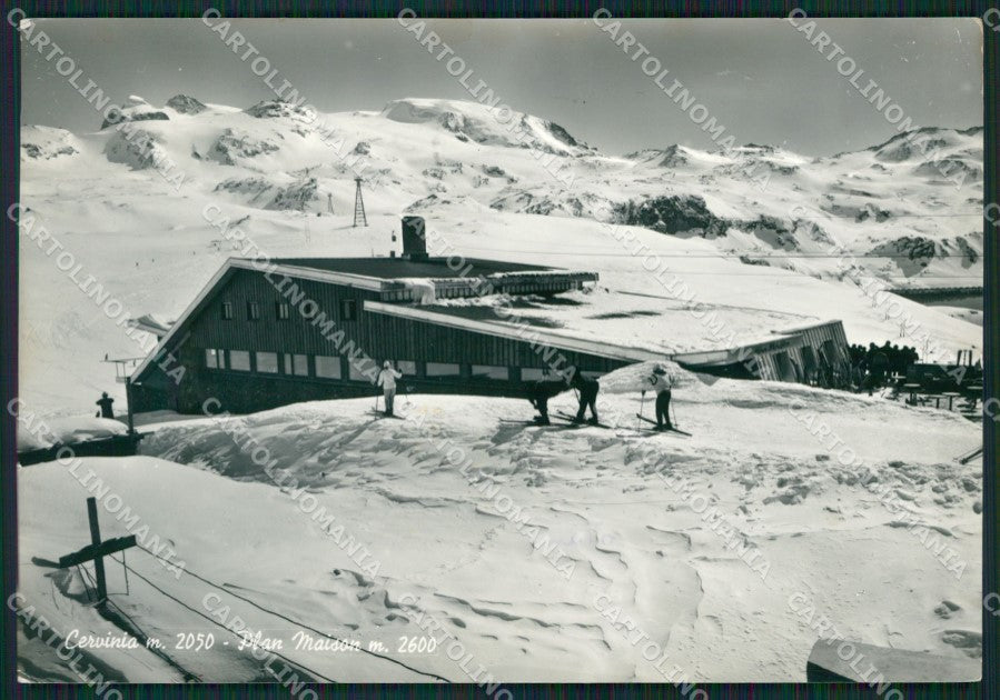 Aosta Valtournenche Cervinia Sci PIEGHINA Foto FG cartolina ZK4476 – fronte