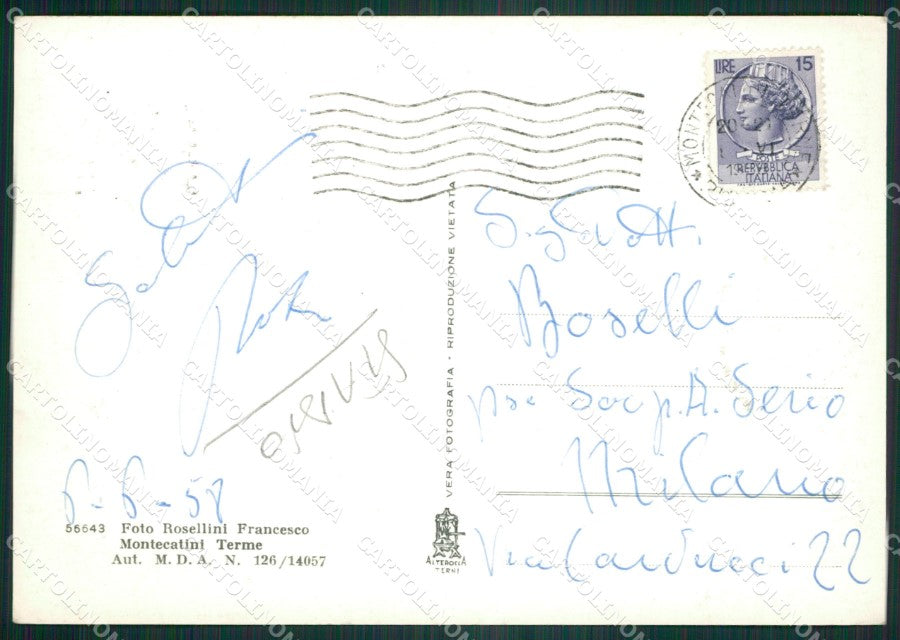Lucca Montecatini Terme Ippodromo Foto FG cartolina ZK4490 – retro