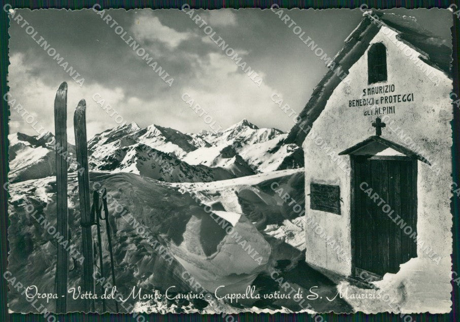 Biella Oropa Sci Foto FG cartolina ZK4492 – fronte