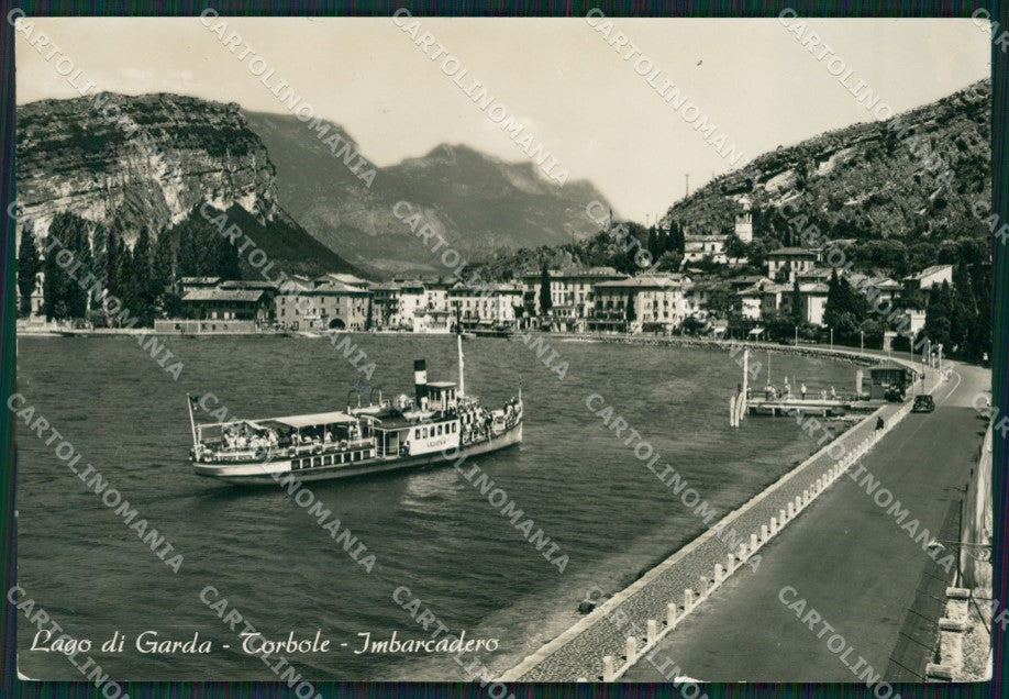 Trento Nago Torbole Torbole Battello Foto FG cartolina ZK4494 – fronte