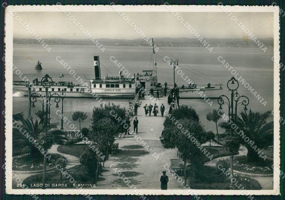 Brescia Sirmione Battello Foto FG cartolina ZK4495 – fronte