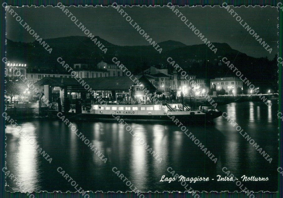 Verbania Intra Battello Foto FG cartolina ZK4498 – fronte