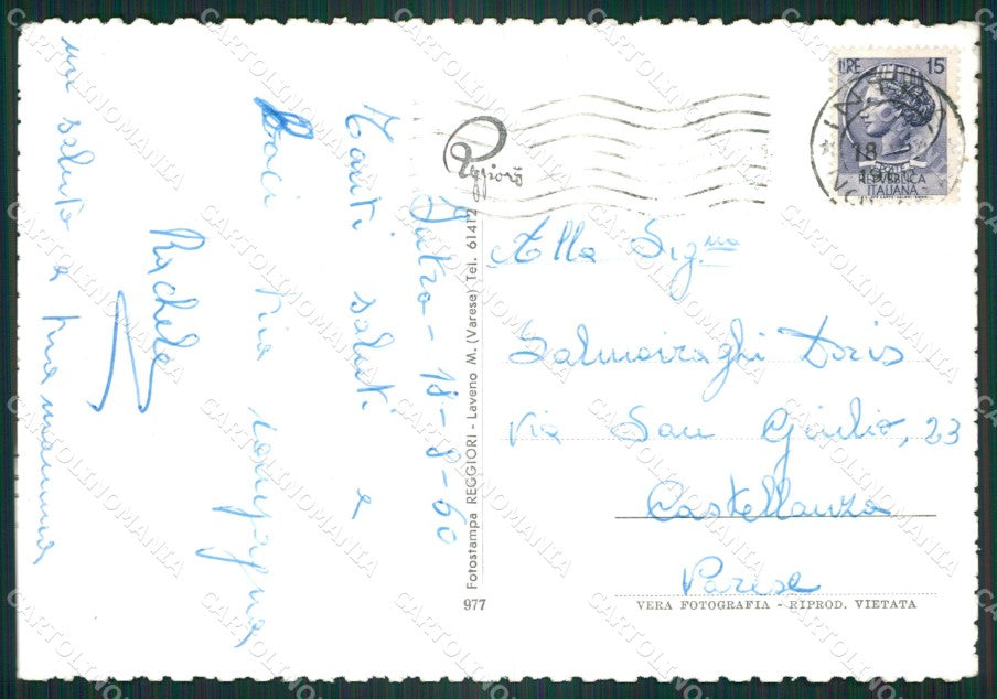 Verbania Intra Battello Foto FG cartolina ZK4498 – retro